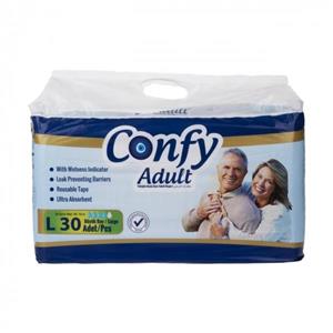 پوشک بزرگسال کانفی مدل Large بسته 30 عددی Confy Adult Protective Diaper 30pcs 