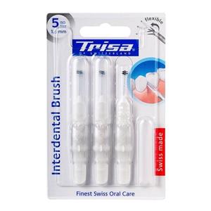 براش بین دندانی پروفشنال تریزا سایز 5، 3 عددی Trisa Interdental Set Brush 