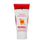 کرم ضد آفتاب ضد چروک spf 50 بژ روشن سان سیف 50 میلی لیتر