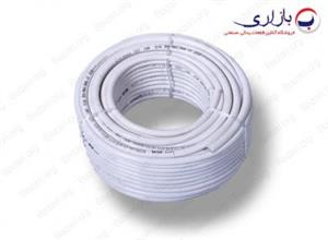 شیلنگ گاز سایز 9 میلیمتر (3/8) داخل کریستال رویه سفید سبک(ATLAS)