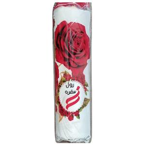سفره یکبار مصرف مقدم طرح گل رز Moghaddam Gole Roz Patterned Tablecloth Plastic