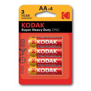 باتری قلمی (4 عددی) super heavy duty کداک kodak