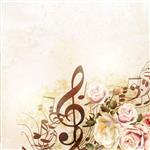 کاغذ دیواری مدل MUSIC FLOWER صالسو
