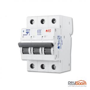 کلید مینیاتوری سه فاز تیپ C پارس شعاع توس