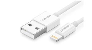کابل تبدیل USB به لایتنینگ یوگرین مدل US155 طول 1 متر Ugreen US155 USB To Lightning Cable 1m