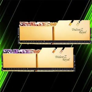 رم کامپیوتر جی اسکیل 2×16=32 گیگابایت ddr4 مدل Trident Z Royal Gold