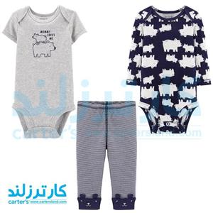 ست 3 تکه لباس نوزادی پسرانه کارترز کد 1117
