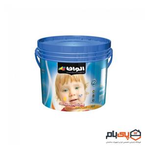 پوش رنگ نیمه پلاستیک مات 2 الوان مدل ALCO-4007 حجم 2.5 گالن
