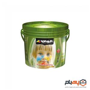 پوش رنگ نیمه پلاستیک مات 1 الوان مدل ALCO-4005 حجم 5 گالن