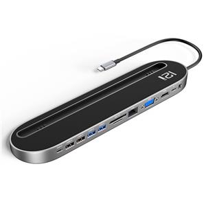 مبدل USB-C به USB 3.0/Lan/HDMI/Display Port آی سی زد آی مدل DZ-001