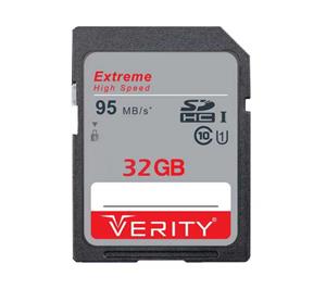 کارت حافظه SDHC وریتی کلاس 10 استاندارد UHS-I U1 سرعت 95MBps ظرفیت 32 گیگابایت