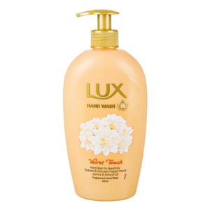 مایع دستشویی لوکس با رایحه گل یاس بادام 500 میلی لیتر Lux Velvet Touch Hand Wash 500ml 