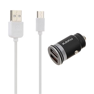 شارژر فندکی ایکاکو مدل KSC-183 به همراه کابل تبدیل USB-C