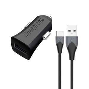 شارژر فندکی انرجایزر مدل DC1Q3UC23 به همراه کابل تبدیل USB-C 