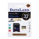 کارت حافظه Dataland MicroSDHC & adaptor U3 (600X 100MB/S) 32GB