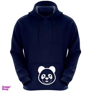 هودی زنانه طرح پاندا کد K58 رنگ سرمه ای