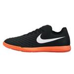 کفش فوتسال نایک مجیستا ایکس فاینال طرح اصلی مشکی سفید نارنجی Nike MagistaX Finale II IC Black White Orange