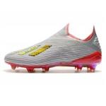 کفش فوتبال ادیداس نقره ای قرمز سفید Adidas X 19+ FG Silver Metallic Res Red White