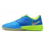 کفش فوتسال نایک لونار گتو طرح اصلی آبی زرد Nike Lunar Gato II IC Blue Silver Yellow