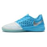 کفش فوتسال نایک لونار گتو طرح اصلی آبی نقره ای Nike Lunar Gato II IC Blue Metallic Silver Blue Fury