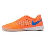 کفش فوتسال نایک لونار گتو طرح اصلی نارنجی آبی Nike Lunar Gato II IC Orange Blue