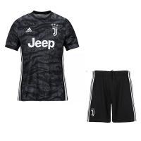 پیراهن شورت بچگانه دروازه بانی یوونتوس Juventus 2019-20 Goalkeeper Soccer Jersey Kids Shirt + Shorts 