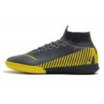 کفش فوتسال نایک مرکوریال طرح اصلی قهوه ای مشکی Nike Mercurial SuperflyX Grey Black Dark Grey