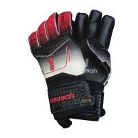 دستکش دروازه بانی راش طرح اصلی مشکی قرمز Reusch 1 Goalkeeper Gloves 