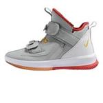 کفش بسکتبال نایک لبرون خاکستری قرمز Nike LeBron Soldier 13 Wolf Grey Red