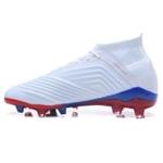 کفش فوتبال آدیداس پردیتور طرح اصلی سفید قرمز Adidas Predator Telstar 18.1 FG White Silver Red