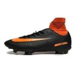 کفش فوتبال نایک مرکوریال ساقدار طرح اصلی مشکی نارنجی Nike Mercurial 2018