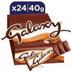 شکلات گلکسی GALAXY شیری فندقی 40 گرمی بسته 24 عددی