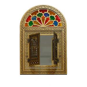 قاب آینه ارسی درب دار مدل زمانی س3 -کد004