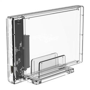 باکس هارد USB3.0 اوریکو مدل 2159U3 ORICO 2159U3 2.5 inch Transparent USB3.0 Hard Drive Enclosure with Stand