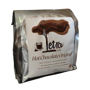 هات چاکلت لترا مدل Original کد 2K مقدار 2000 گرم Letra Hot Chocolate Drink KG 