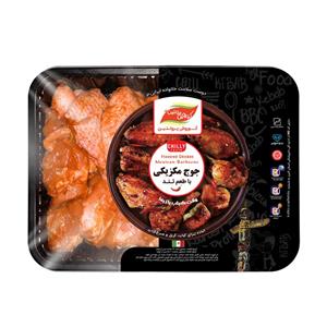 بال و بازو کبابی مرغ کوروش پروتئین البرز با طعم تند مکزیکی مقدار 800 گرم Kourosh Protein Alborz With Spicy Mexican Flavor Grilled Chicken Wings and Arms 800 gr