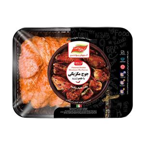 بال کبابی مرغ کوروش پروتئین البرز با طعم تند مکزیکی مقدار 800 گرم  Kourosh Protein Alborz With Spicy Mexican Grilled Wings Flavor Chicken 800 gr