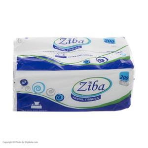 دستمال کاغذی 100 برگ راشین مدل Blue بسته 10 عددی  Rashin Blue 100 Paper Tissues Pack Of 10