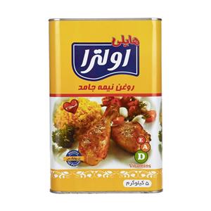 روغن نیمه جامد اولترا هایلی مقدار 5 کیلوگرم  Highly Ultra Semi Solid oil 5 Kg