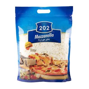 پنیر پیتزا موزارلا 202 وزن 1 کیلوگرم  202 Mozzarella Pizza Cheese 1 kg