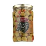 زیتون شور کامبیز با فلفل دلمه ای مقدار 680 گرم  Kambiz Olive Pickle with Bell Pepper 680 gr