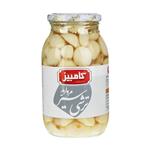 ترشی سیر مروارید کامبیز وزن 700 گرم  Kambiz White Garlic Pickle 700 gr