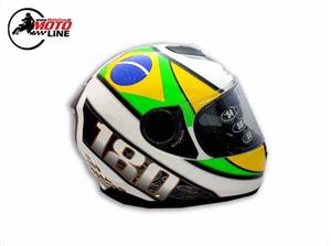 کلاه کاسکت راپیدو مدل پرچم برزیل