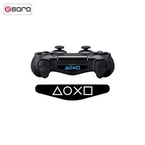 برچسب دوال شاک 4 ونسونی طرح PS Buttons Wensoni PS Buttons DualShock 4 Lightbar Sticker