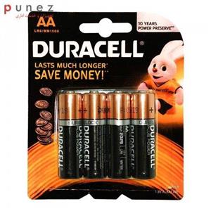 باتری قلمی دوراسل مدل Plus Power Duralock بسته 4 عددی Duracell Plus Power Duralock AA Battery Pack Of 4