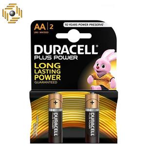 باتری قلمی دوراسل مدل Plus Power Duralock بسته 2 عددی Duracell Plus Power Duralock AA Battery Pack Of 2