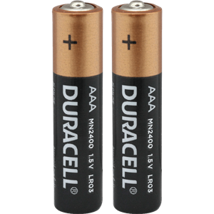 باتری نیم قلمی دوراسل مدل Ultra Power Duralock With Power Check بسته 2 عددی Duracell Ultra Power Duralock With Power Check AAA Battery Pack Of 2