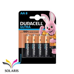 باتری نیم قلمی دوراسل مدل Ultra Power Duralock With Check بسته 4 عددی Duracell AAA Battery Pack Of 
