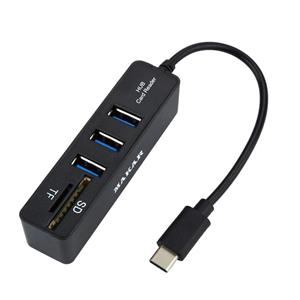 هاب 3 پورت USB-C ماکار مدل 2IN1CD3TPC 