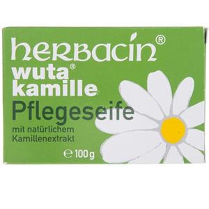 صابون هرباسین مدل Wuta Kamille وزن 100 گرم Herbacin Wuta Kamille Soap 100gr